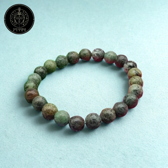 Unakite Bracelet - To Heal Stress and Depression